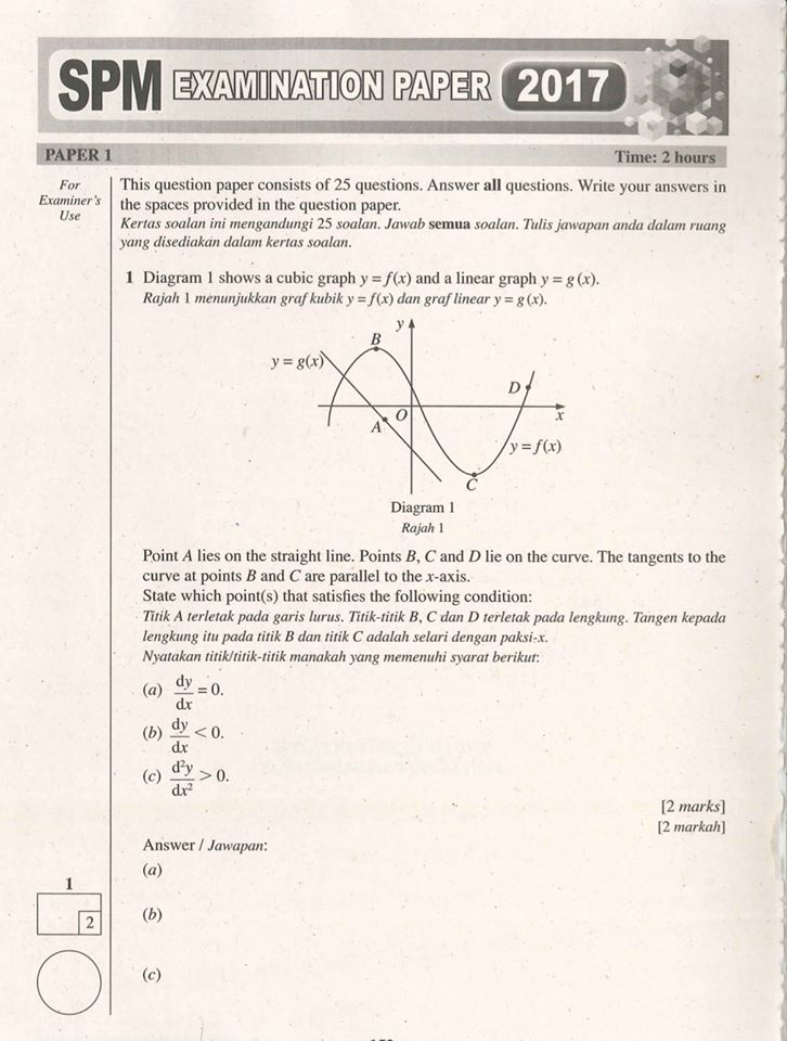 SPM Add Math 2010-2017 – TestNote.com